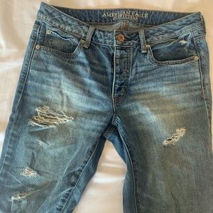 American Eagle Boy Crop Jeans Size 8